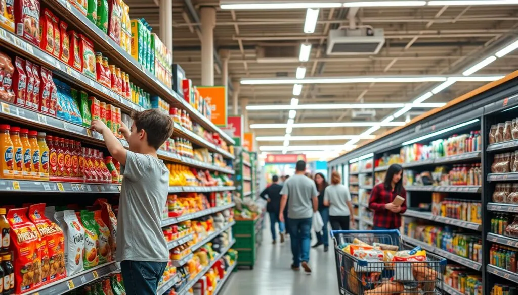 vaga de emprego na função de "Repositor", em supermercado do Brasil